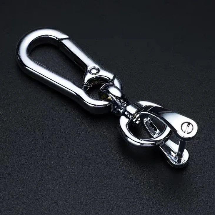 Silver Color Metal Car Keychain With Number Plate Insert