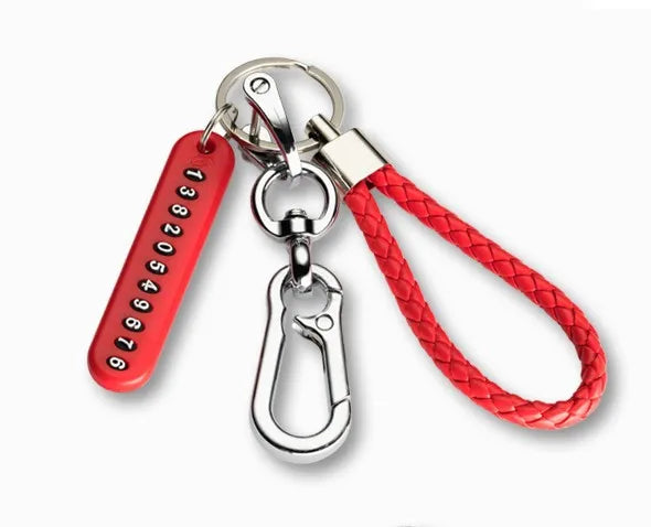 Metal Car Keychain With Number Plate Insert