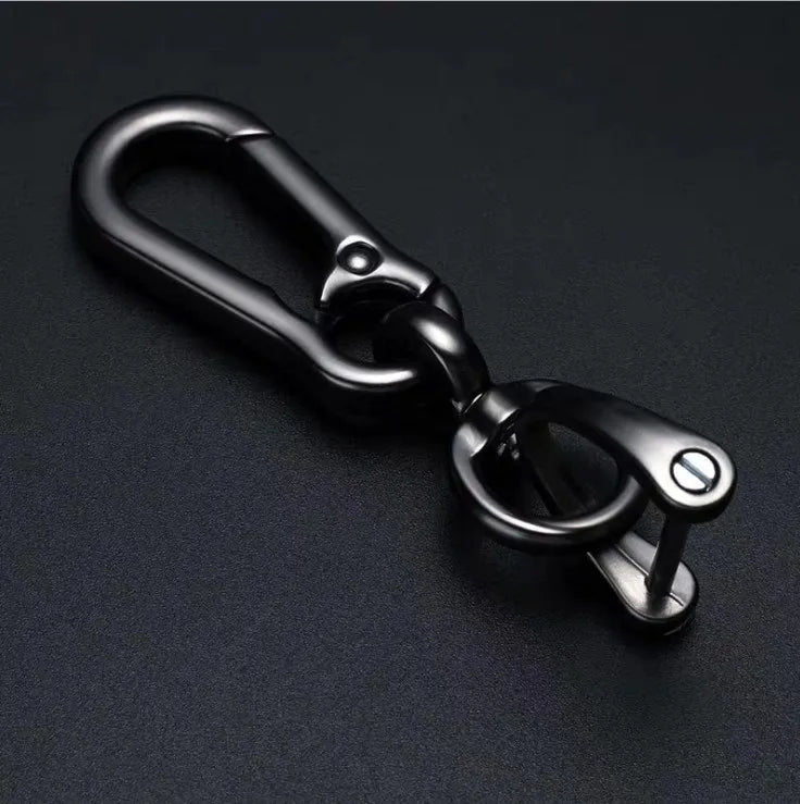 Black Nickel Color Metal Car Keychain With Number Plate Insert
