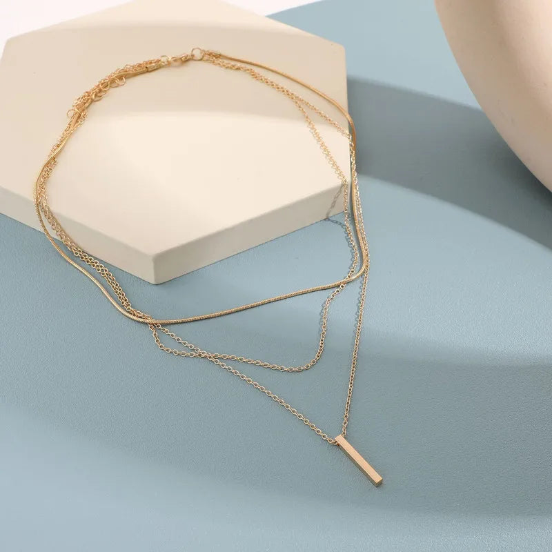 Boho Layered Pendant Necklace For Women